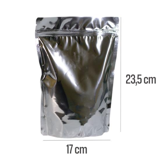 Imagem de Embalagem Saquinho Stand Up Pouch Metalizado 17x23,5 cm - 1000 unidades
