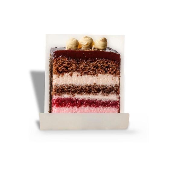 Imagem de Embalagem Slice Cake Para Fatia de bolo 30 un + 30 Celofane