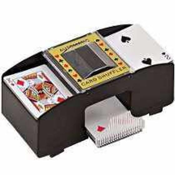 Imagem de Embaralhador misturador de cartas automatico para poker, truco baralhos - Faça  Resolva