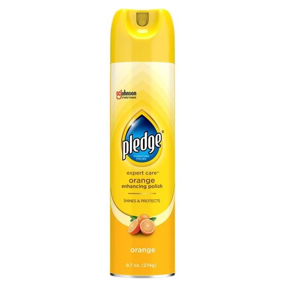 Imagem de Embelezar-o laranja melhorando o spray polonês - remove poeira e impressões digitais. Fornece revestimento protetor, brilhante (1 spray de aerossol), 9,7 oz