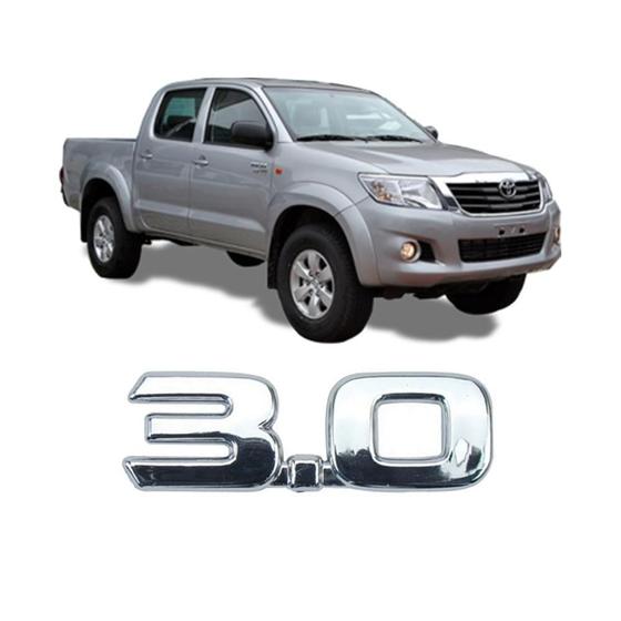 Imagem de Emblema 3.0 Cromado Hilux 2005/2015