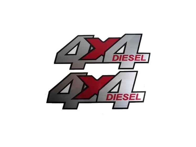 Imagem de Emblema '4x4 diesel' troller 01/08 (x vermelho)