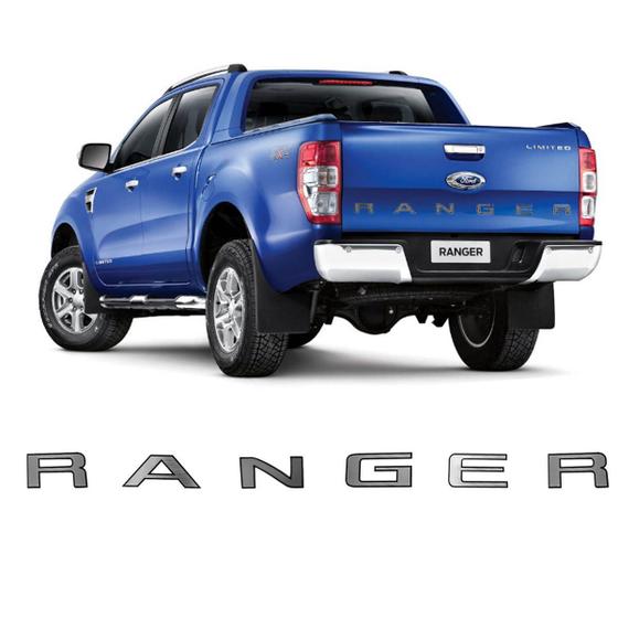 Imagem de Emblema Adesivo Modelo Aço Escovado Ranger 2013