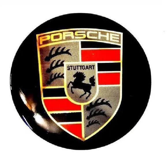 Imagem de Emblema Adesivo Porsche 48Mm (4,8Cm) Resinado