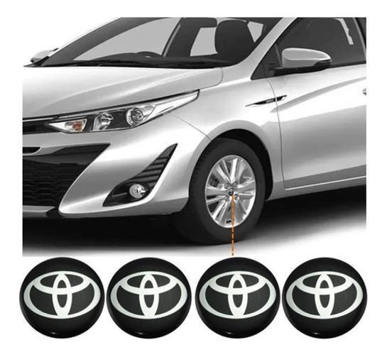 Imagem de Emblema Adesivo Resinado 48 Mm Toyota Corolla Calota Roda