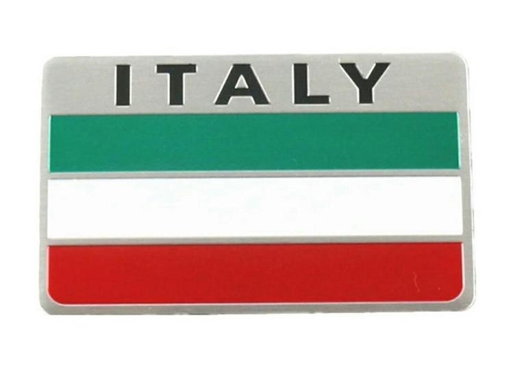 Imagem de Emblema Bandeira Itália Fiat 500 Palio Linea Punto Strada