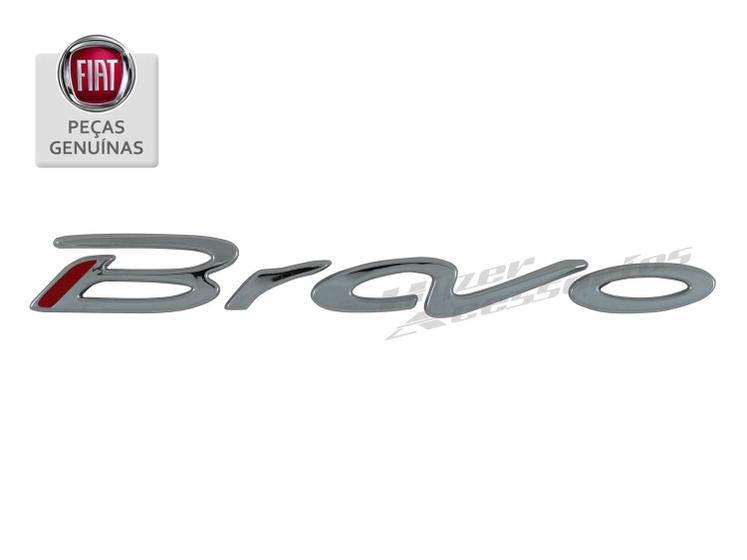 Imagem de Emblema Bravo Original Fiat - B Vermelho - Produto Novo