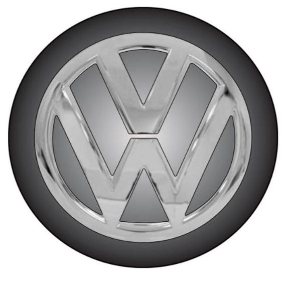 Imagem de Emblema Calota 48mm Vw Degrade (4 Un)