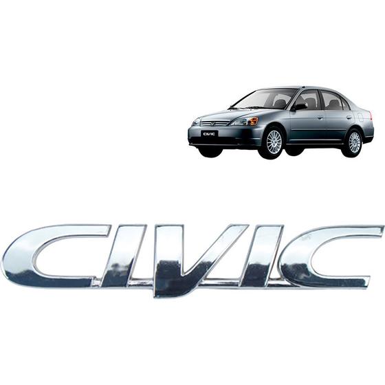 Imagem de Emblema Civic 2000 A 2006 Cromado