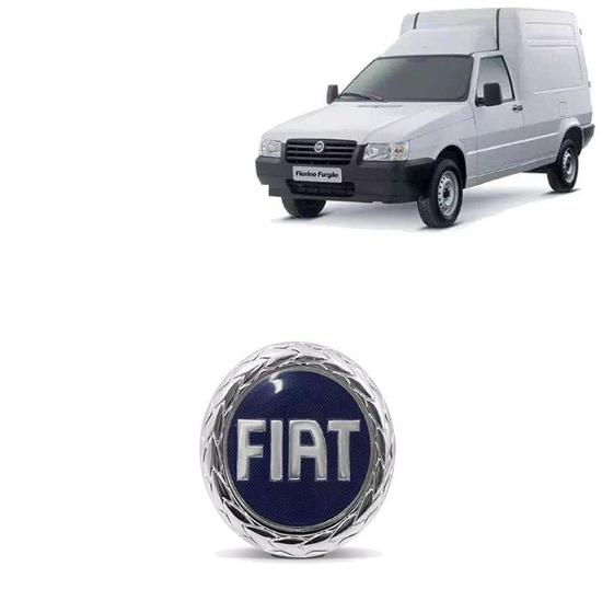 Imagem de Emblema da Grade Fiat Fiorino 2003 Vermelho Adesivo