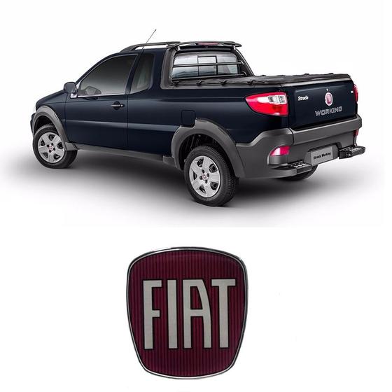 Imagem de Emblema Da Maçaneta Tampa Traseira Fiat Strada Resinado