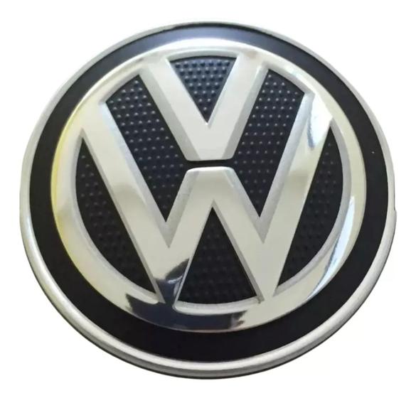 Imagem de Emblema De Volante Reposição Vw Metal Alumínio 55mm De Diâmetro