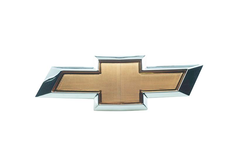 Imagem de Emblema dianteiro dourado chevrolet - celta / prisma