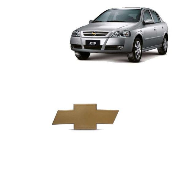 Imagem de Emblema Dianteiro Gravata Chevrolet Astra Dourado Adesivo