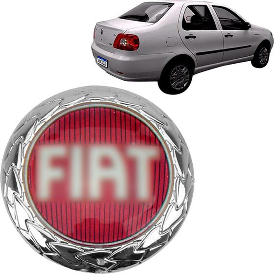 Imagem de Emblema Fiat Ducato Siena 1993 A 2007 Porta-Malas Vermelho