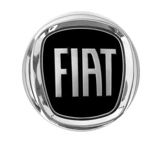 Imagem de Emblema Fiat Preto Logo Grade Dianteira Punto 2007 2008 2009 2010 2011 2012