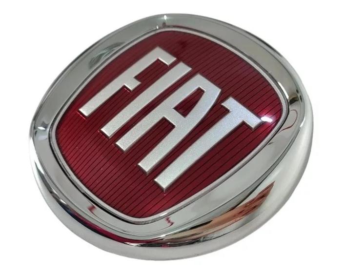 Imagem de Emblema Fiat Vermelho Da Grade Dianteira Ducato 2018 2019 2020 2021