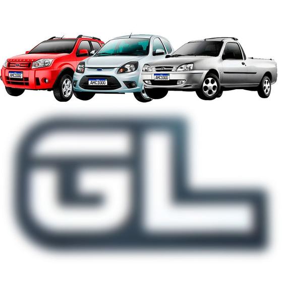 Imagem de Emblema Gl Ford Moderno Cromado