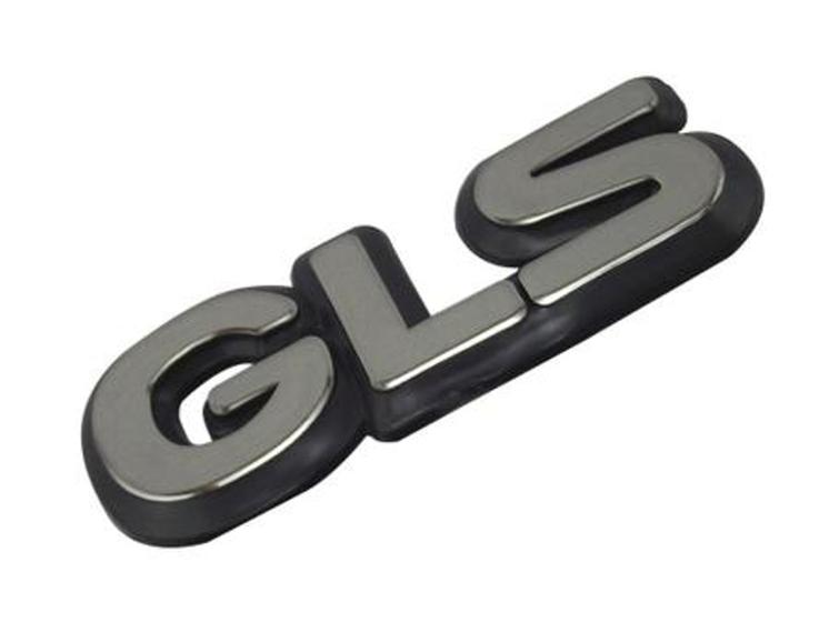 Imagem de Emblema Gls Astra / Corsa / Vectra 94/95 Cromado Com Fundo Preto