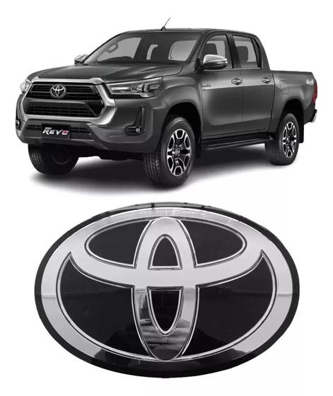 Imagem de Emblema Grade Dianteira Toyota Hilux E Sw4 2021/203 Resinado