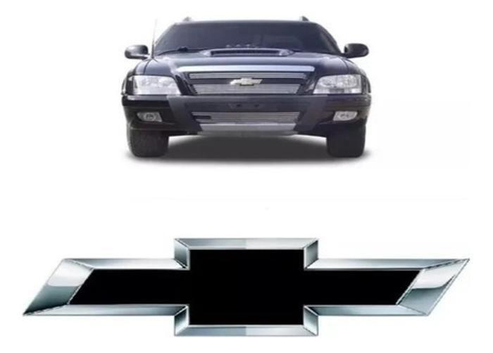 Imagem de Emblema Grade Gravata Black Preto Chevrolet S10 09 11(8607P)