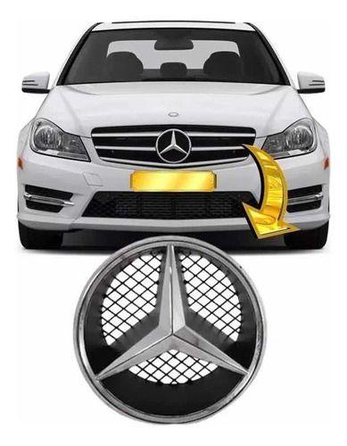 Imagem de Emblema Grade Mercedes C180 C200 2008 09 10 11 12 13 14 Novo