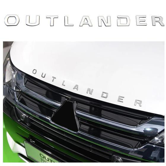 Imagem de Emblema Letra Mitsubishi Outlander Capo Cromado