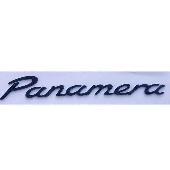 Imagem de Emblema Letra Porsche Panamera Preto Fosco