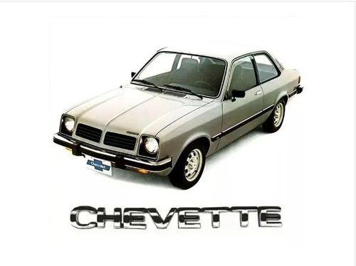 Imagem de Emblema Letreiro Chevette - Gm Cromado - Chevrolet