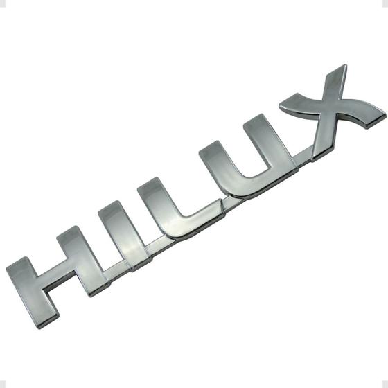 Imagem de Emblema Letreiro Hilux 2005 2006 2007 2008 2009 2010 2011 2012 2013 2014 2015 2016 Toyota