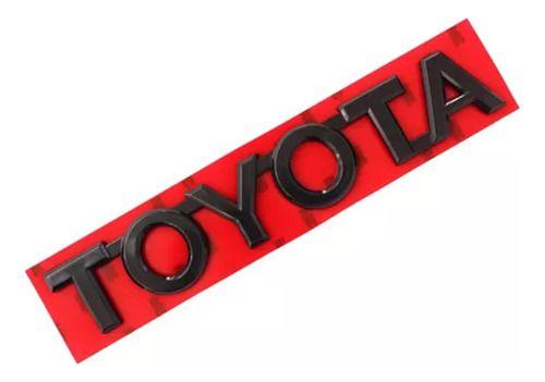 Imagem de Emblema Letreiro Toyota Preto Black Hilux Sw4 3.0 D-40 Srv