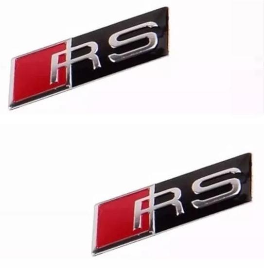 Imagem de Emblema Logo Audi Rs Volante S3 S4 S5 S6 A1 A3 A4 A6 Q3 2Un
