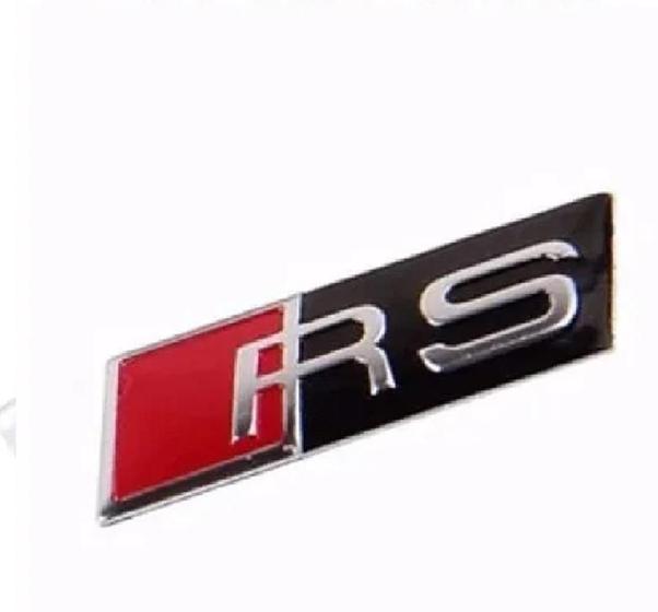 Imagem de Emblema Logo Audi Rs Volante S3 S4 S5 S6 A1 A3 A4 A6 Q3 Q5