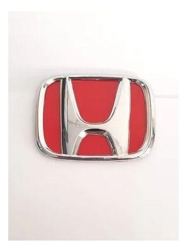 Imagem de Emblema Logo Honda Mala Univ. Crom. Fundo Vermelho (10419v)