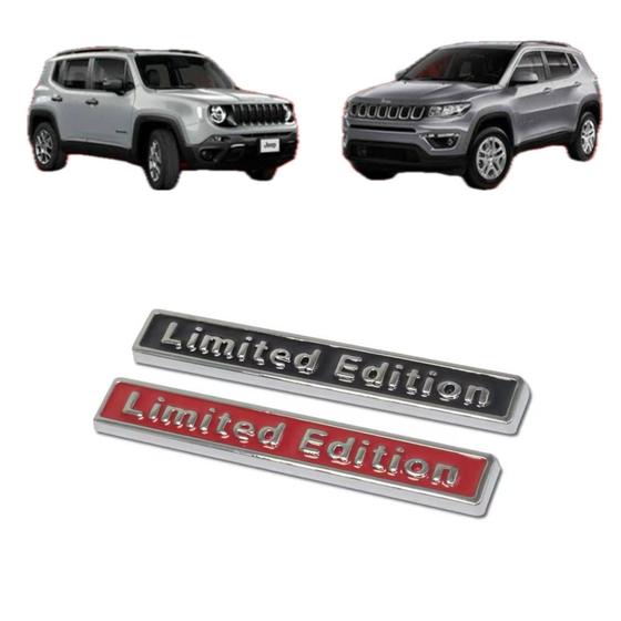 Imagem de Emblema Metálico Limited Edition Jeep Compass Cherokee Renegade