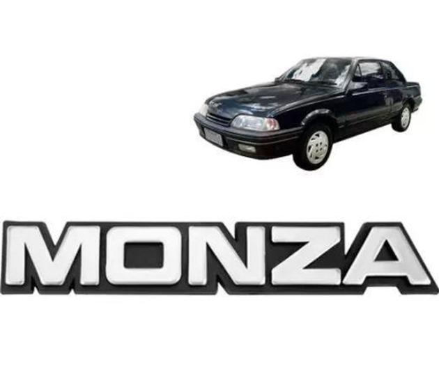 Imagem de Emblema (monza) gm monza 82/90 cinza com fundo preto - MARCON