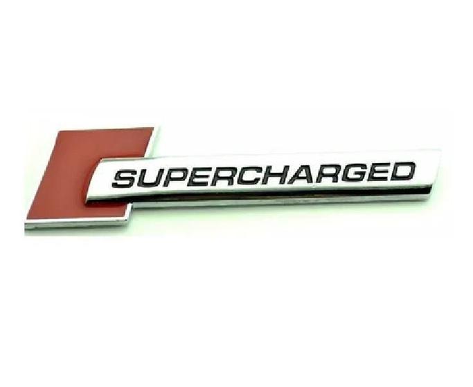 Imagem de Emblema Supercharged Vw Audi A1 A3 A4 S3 S4 S5 S6 S7 Tt/S