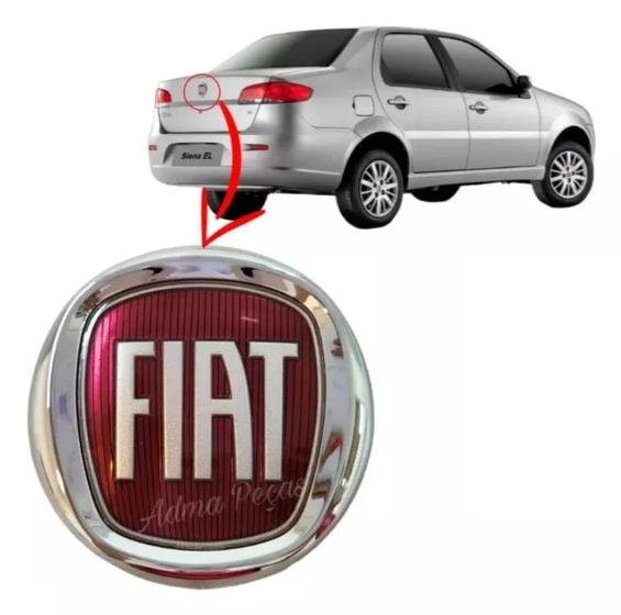 Imagem de Emblema Tampa Traseira Fiat Siena 2009 2010 2011 2012 2013 Original