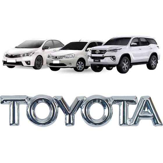 Imagem de Emblema Toyota Cromado