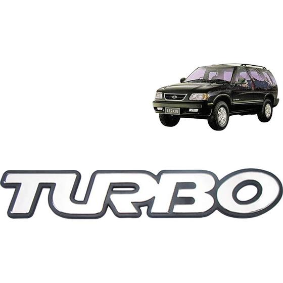 Imagem de Emblema Turbo Blazer S10 1997 A 2011 Cromado