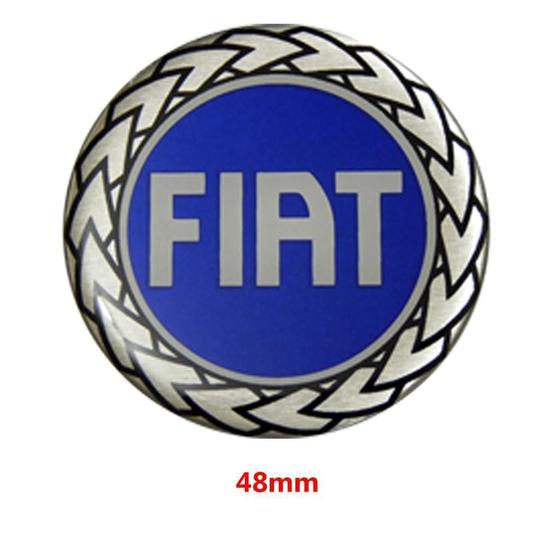 Imagem de Emblemas Resinados Fiat ul 48mm - Kit com 2 Unidades