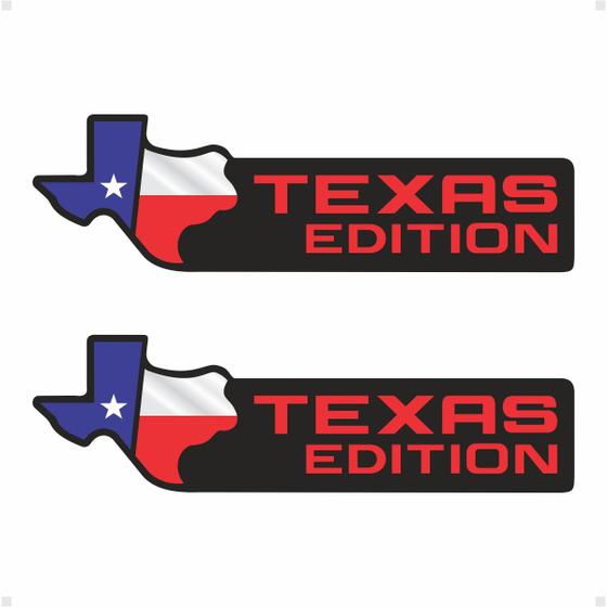 Imagem de Emblemas Texas Edition Compatíveis Dodge Ram, F-250, Ranger