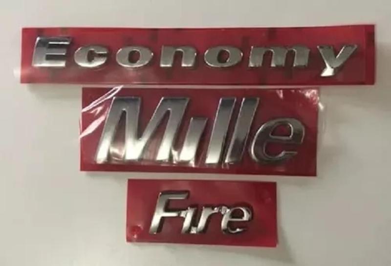 Imagem de Emblemas Uno Mille Fire Economy Cromado Fiat