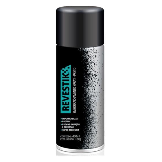 Imagem de Emborrachamento Spray Preto 400ml Revestik