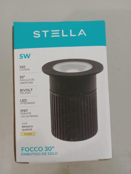 Imagem de Embutido de solo 5 W branco quente Stella com ip67