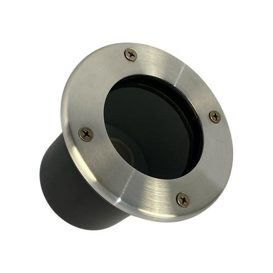 Embutido De Solo Gu10 Mr16 Escovado Menor preço em Embutido De Solo Gu10 Mr16 Escovado