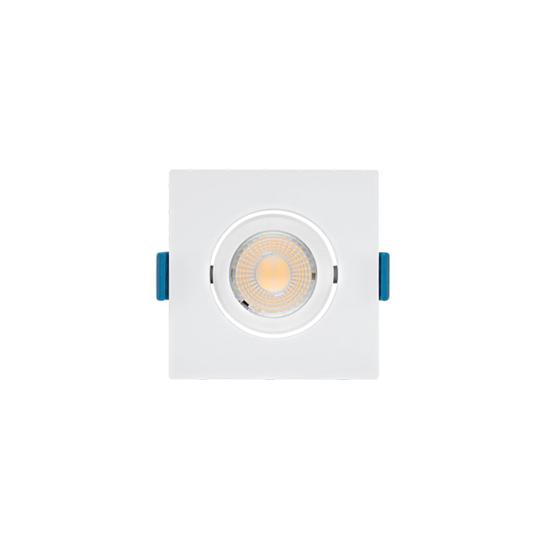 Imagem de Embutido LED Easy Evo MR11 3W Quadrado Direcionável Branco 3000K Quente Stella