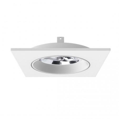 Imagem de Embutido Quadrado Face Plana 1XAR111 IL0157GZ Branco - Interlight