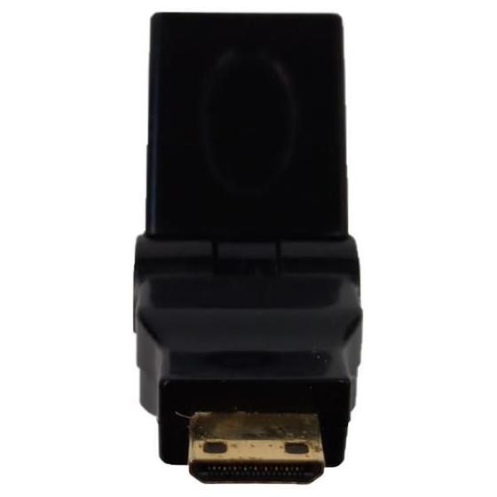 Imagem de Emenda Hdmi Fêmea X Mini Hdmi Macho Flexivel 180 Graus