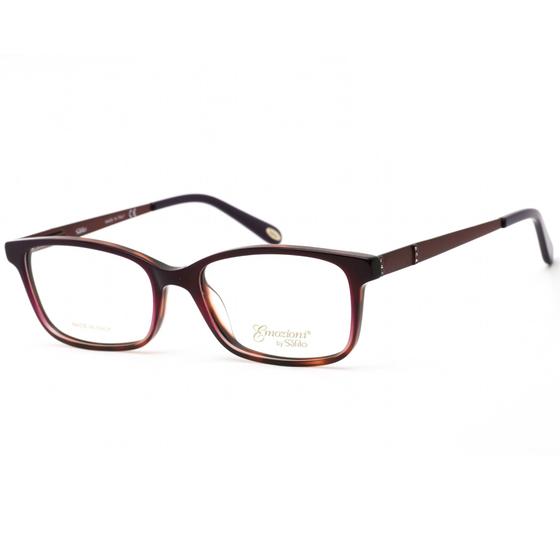 Imagem de Emozioni 4050 0F7X 00 Mulheres Violeta / Havana / Brown Frame Eyeg